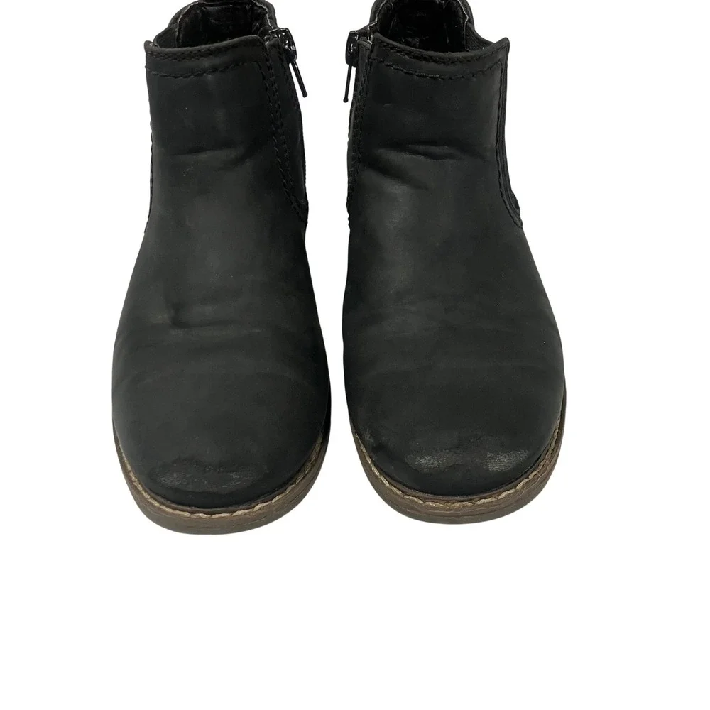 Ashford Hayes Middleton Boys Black Chelsea Boots Side Zip Size 13 M 436643‎